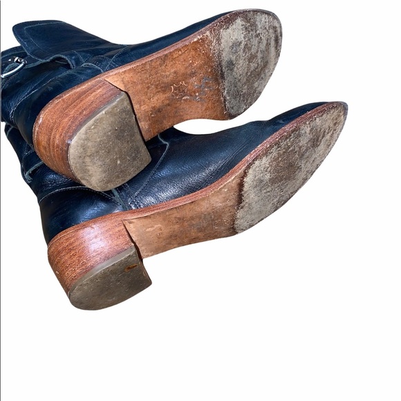 Loeffler Randall size 5 1/2 black leather boots - Picture 8 of 11